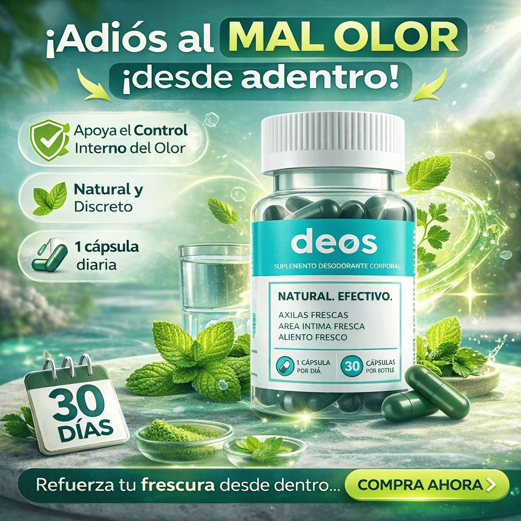 Deos Desodorante Interno Natural 30 caps