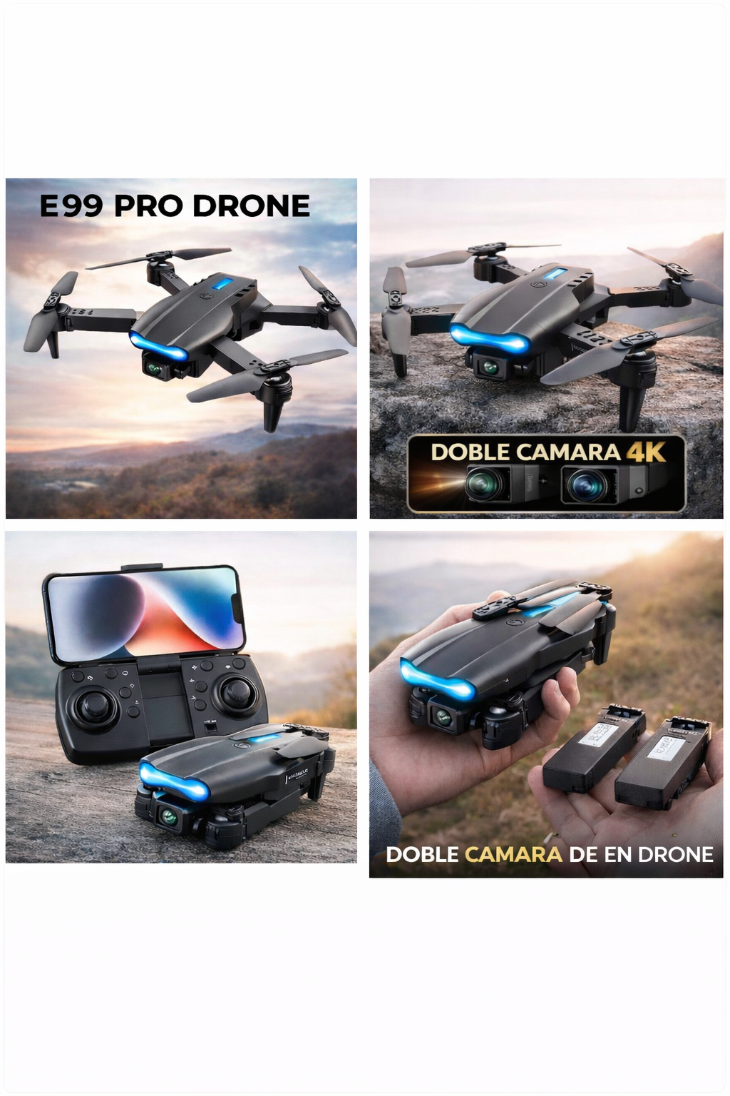 E99 PRO Mini Drone 4K HD
