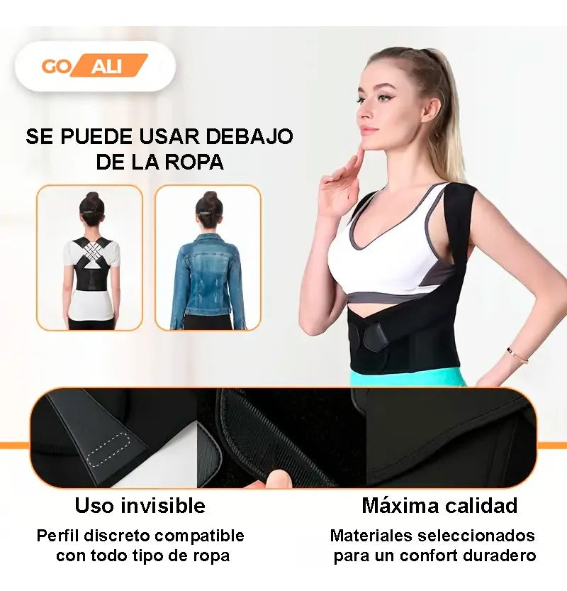 Corrector de Postura ajustable para espalda y hombros