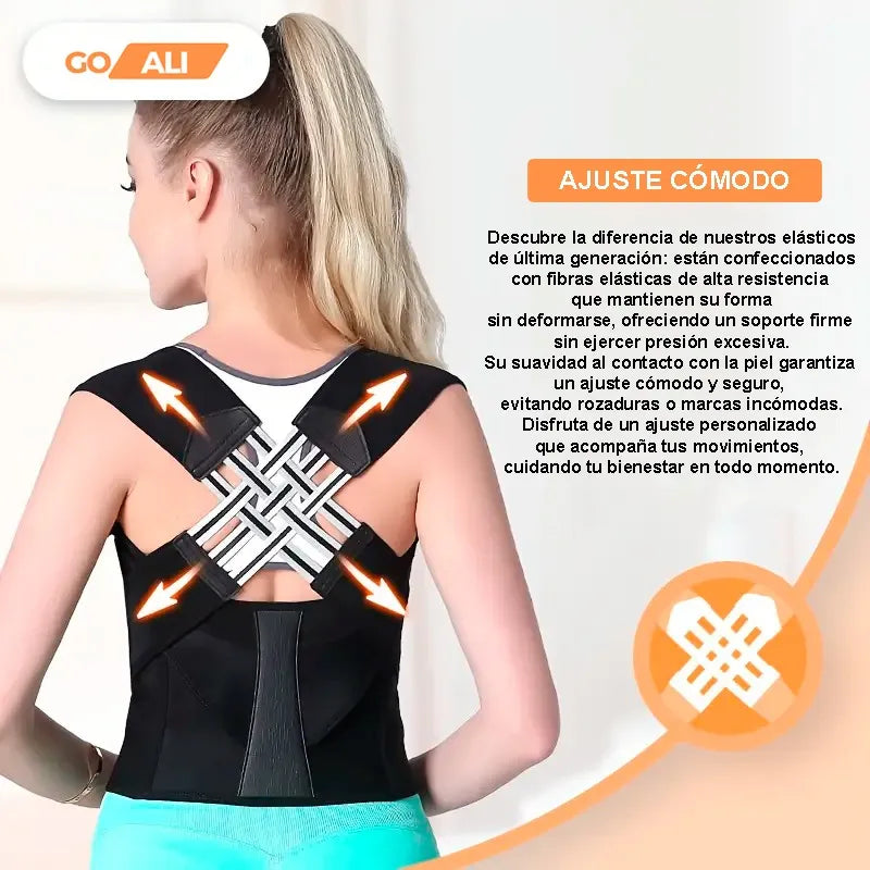 Corrector de Postura ajustable para espalda y hombros