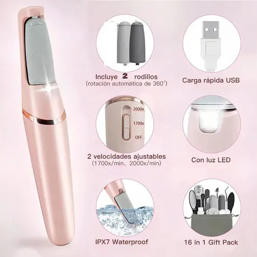 REMOVEDOR ELÉCTRICO PROFESIONAL - PEDICURA EN CASA