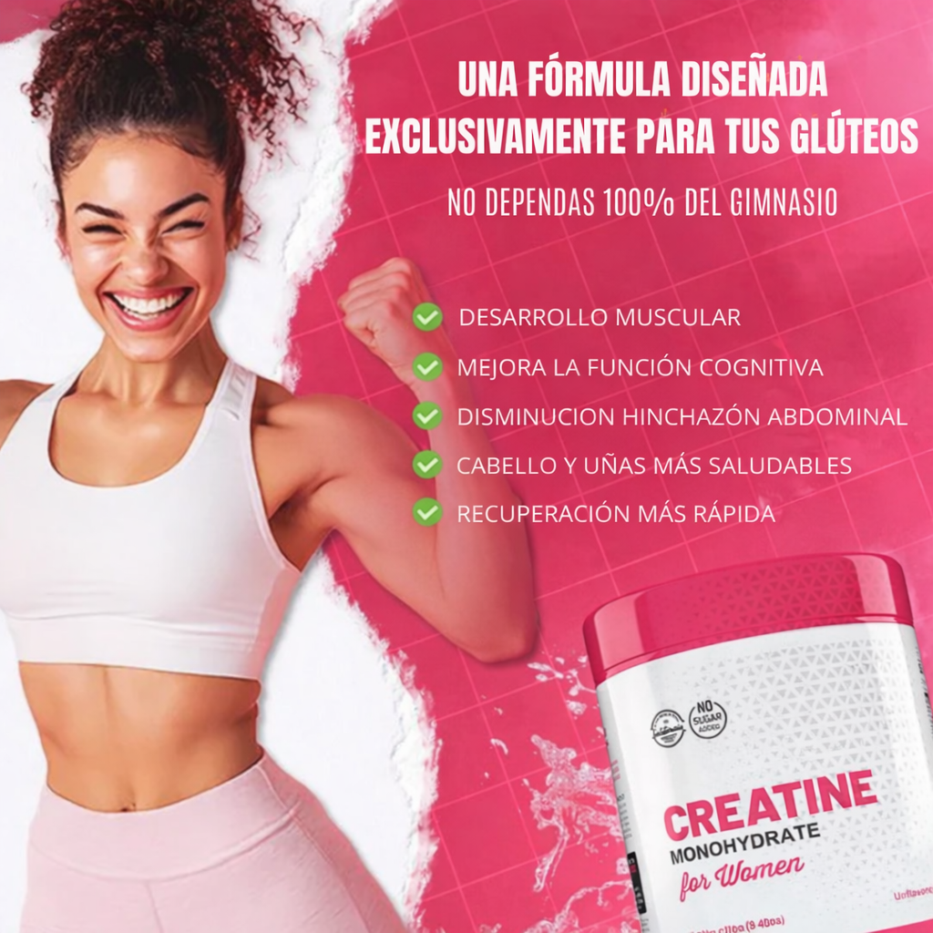 Creatina Monohidratada (Más fuerza, mejor rendimiento y resultados reales)